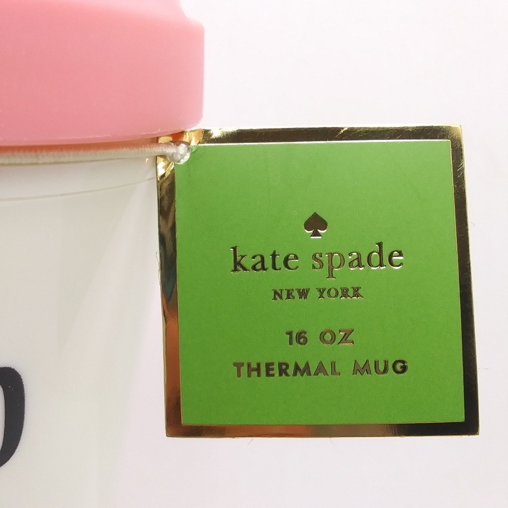 KATE SPADE Rise and Shine 16 oz Thermal Mug NWT - Picture 3 of 12